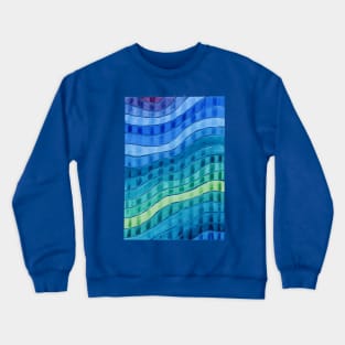 Blue stripes Crewneck Sweatshirt